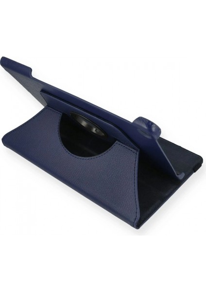 Ieg Lenovo Tab M10 TB328FU Kılıf 360 Tablet Deri Kılıf - Lacivert