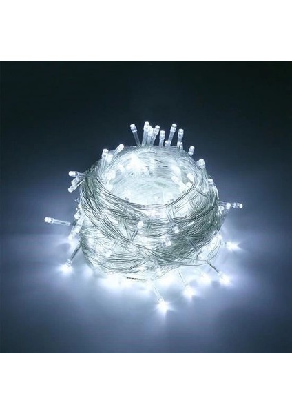 100 Ledli 8 Fonksiyonlu 10 Metre LED Aydınlatma Dekor Lambası (Beyaz) modelleri