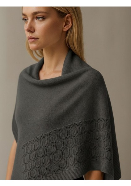 Triko Şal Pamuklu Omuz Şalı Anne Hediyelik 170X60CM