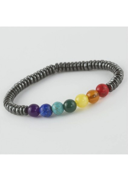 Ieg 7'li Doğaltaş Çakra Bileklik