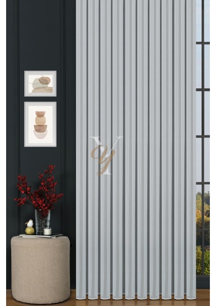 4608 Tül Perde V-01 Ekru fiyatları