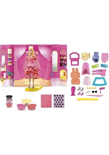 G1356 Play-Doh Barbie Designer Fashion Show - Tasarım Moda Show +3 Yaş fiyatları