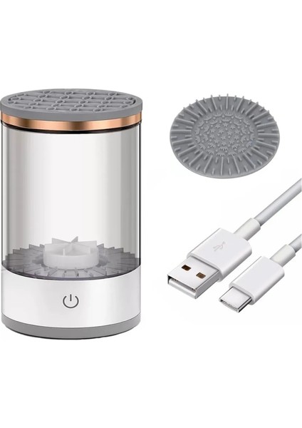 Otomatik Makyaj Fırçası Temizleme Makinesi/hızlı Kurutmalı - USB Şarjlı, Derin Temizleme indirimleri