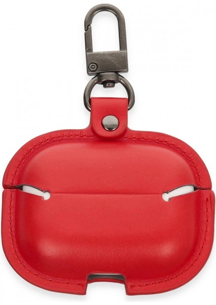 Airpods Pro 2 (2.nesil) Çanta Deri Kılıf - Kırmızı fiyatları