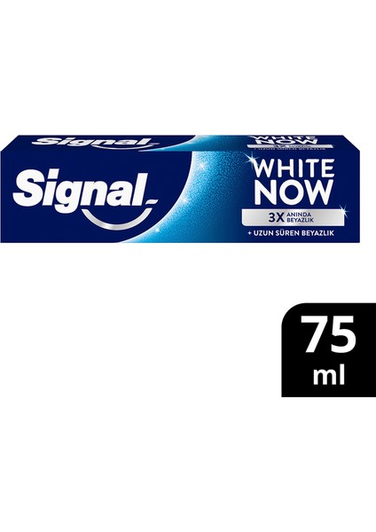 Diş Macunu White Now Anında Beyazlık 75 ml (3 Adet) fiyatları
