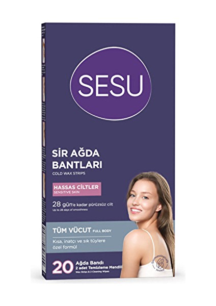 Ağda Bandı Hassas Cilt 20'li (3 Adet)