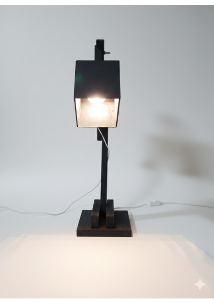 USB Çıkışlı LED Işıklı El Yapımı Masa Lambası / Gece Lambası