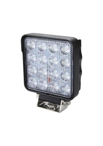10V-30V Çalışma Lambası Kare 48W 6000K 2500 Lümen (16 x 3W Power Ledli) (137*108*48 Mm)