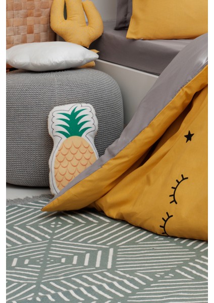 Sarı Dide Kolay Ütülenir Nevresim Takımı Tek Kişilik fırsatları