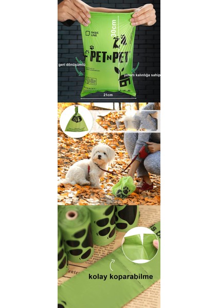 Turk Hayvan Kaka Poşeti 60 Adet fiyatları