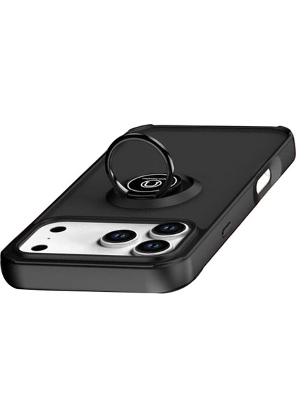 Iphone 17 Pro Max Uyumlu Kamera Koruma Çıkıntılı Yüzüklü Stand Olma Özellikli Kılıf modelleri