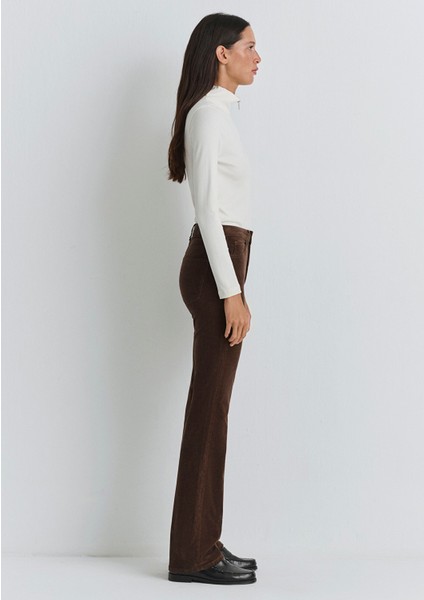 Maria Kahverengi Kadife Pantolon 101225-91316