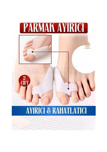 Turk Baş Parmak Parmak Ayırıcı ve Rahatlatıcı 2 Çift