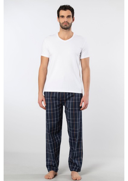 Erkek Dokuma Pijama Takımı 2238/LACIVERT 6 fiyatları