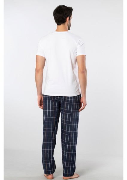 Erkek Dokuma Pijama Takımı 2238/LACIVERT 6 modelleri