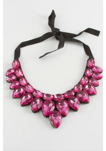 Damla Taşlı Yaka Kolye