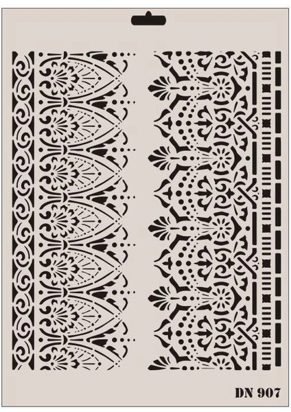 Rich Dantel Seri DN-907 Stencil 35X25 cm