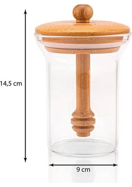 Bee Bal Kaşıklı Cam Saklama Kabı (5 Adet) fiyatları