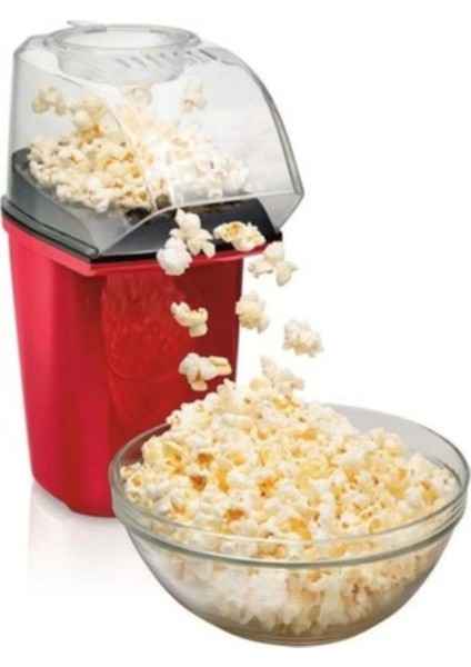 Yağsız Sıcak Havalı Mısır Patlatma Makinesi - Hızlı Pratik Popcorn Yapıcı | 1200W Güçlü Motor