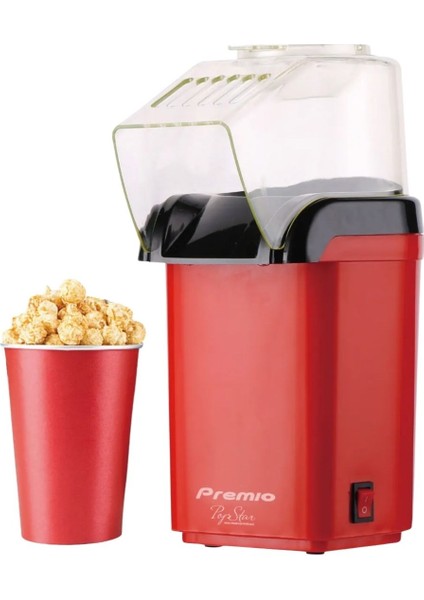 Yağsız Sıcak Havalı Mısır Patlatma Makinesi - Hızlı Pratik Popcorn Yapıcı | 1200W Güçlü Motor fırsatları