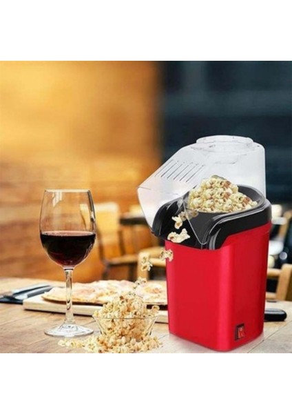Yağsız Sıcak Havalı Mısır Patlatma Makinesi - Hızlı Pratik Popcorn Yapıcı | 1200W Güçlü Motor indirimleri