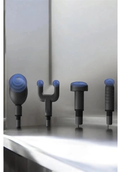 4 Başlıklı Darbeli Şarjlı Masaj Aleti Tabancası Kablosuz indirimleri