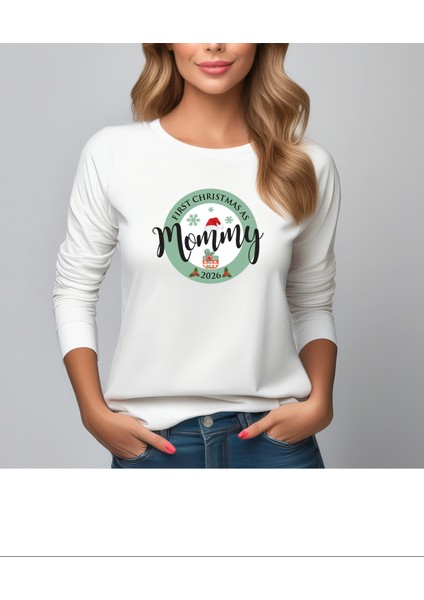 Yılbaşı Temalı Kadın Sweatshirt