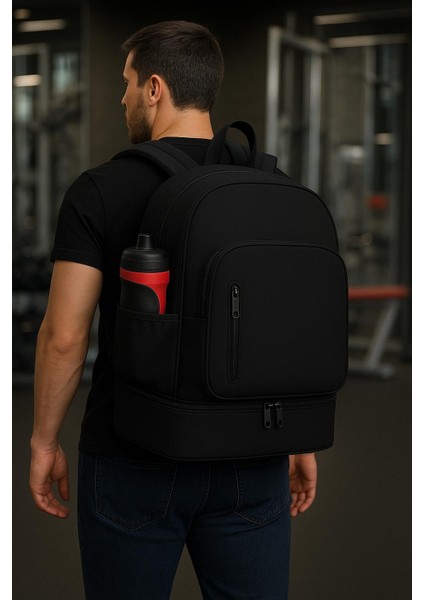 Spor Sırt Çantası - Ayakkabı Bölmeli , Tablet, Telefon Bölmeli , Su Geçirmez Sırt Çantası indirimleri
