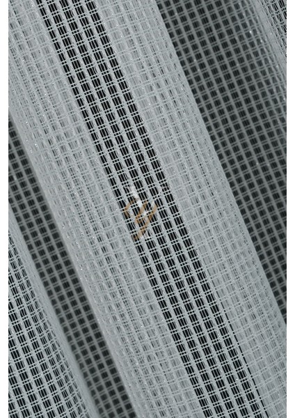 6401 Tül Perde V-Gümüş Simli modelleri