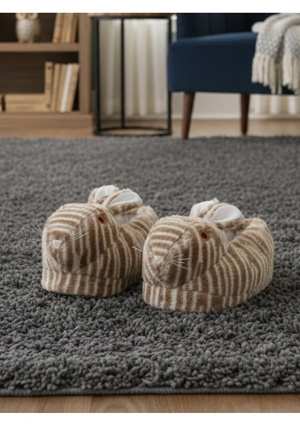 Yüksek Kalite Yumuşak Kaymaz Taban Sevimli Hayvanlar Peluş Ev Pandufu Ev Botu fiyatları