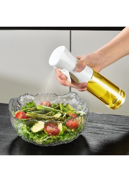 Püskürtmeli Sprey Yağ Limon Sirke Sos Şişesi Cam