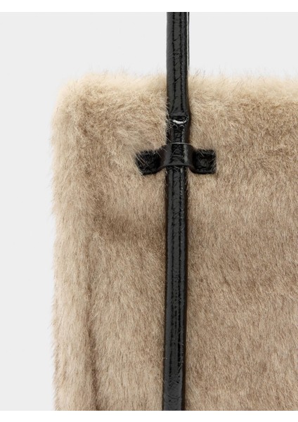 Kürk Efektli Tote Çanta modelleri