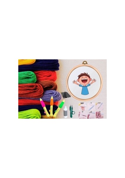 Punch Seti Nakış Seti Kasnaklı Kendin Yap Seti Seri 134