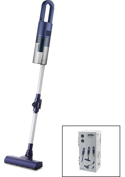 Dikey Elektrikli Süpürge Ergonomik Katlanabilir Boru 500W 90 Derece Dönebilen Başlık Prat