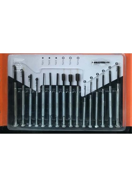 16 Parça Hassas Tornavida Seti Saatçi ve Telefoncu Tornavidası (5224)