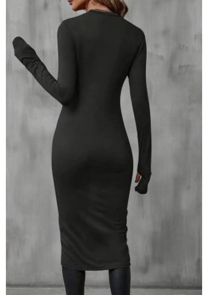 Bisiklet Yaka Çapraz Kesim Viskon Bluz Siyah fiyatları