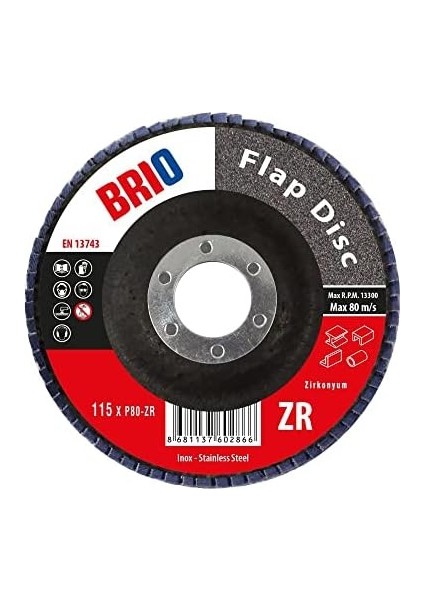 Flap Disk 180XP80 Zr