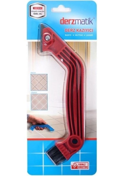 Derz Kazıyıcı Çift Bıçaklı Fırçalı