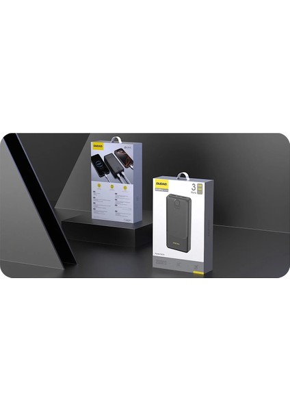 Powerbank Dudao K10PRO 2.4A 20000MAH 2 x Usb-A - Siyah (5224) modelleri