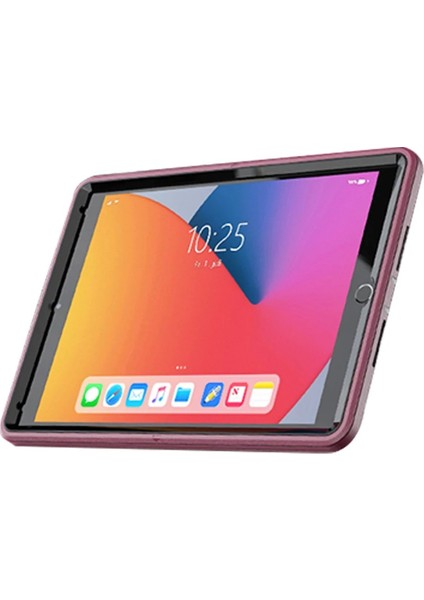 iPad 10.2 (7.nesil) Kılıf Hand Strap Tablet Kılıfı - Mürdüm modelleri