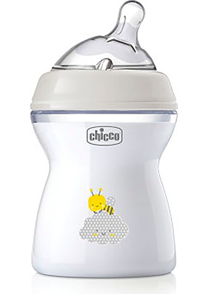 250 ml Natural Feeling Pp Biberon 2+ Ay (2 Adet) Yumuşak Silikon Emzik ile Kolik Riskini Azaltır