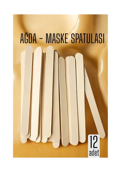 Ağda Spatulası Küçük Boy 12 Adet