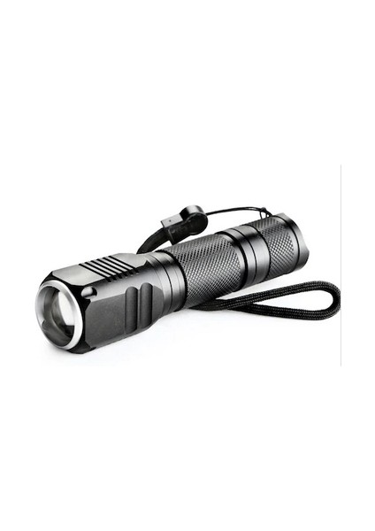 F-82 T6 LED Zoomlu 2000 Lm Yüksek Işık Şarjlı El Feneri
