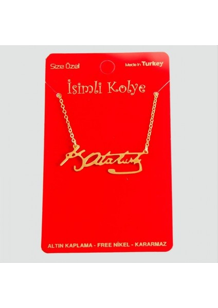 Ieg Mustafa Kemal Atatürk Imzalı Uçlu Kolye modelleri