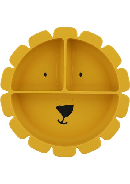 Silikon Vakumlu Bölmeli Tabak Mr.lion (3 Adet)