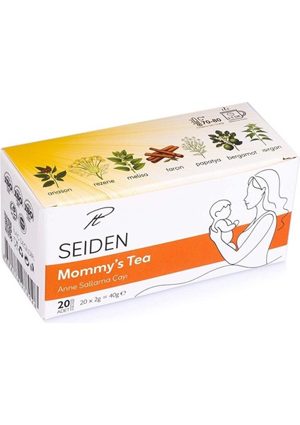 Anne Süt Arttırıcı Çayı | Sallama, Demleme 7 Farklı Doğal Içerikli Çay 20'li (5 Adet) fiyatları