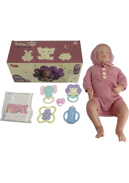 KNG-902-2A Kut 43 cm Aks Gerçekçi Bebek