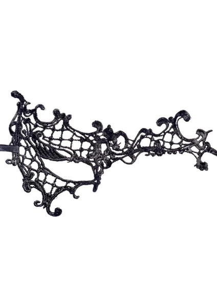 Dantel Tül Malzemeden Imal Sarı Renk Balo Parti Maskesi Venedik fırsatları