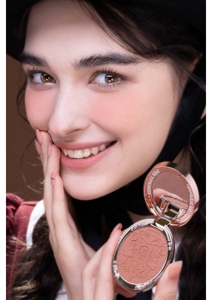 Chocolate Wonder-Shop Embossed Blush Lüks Pudra Allık