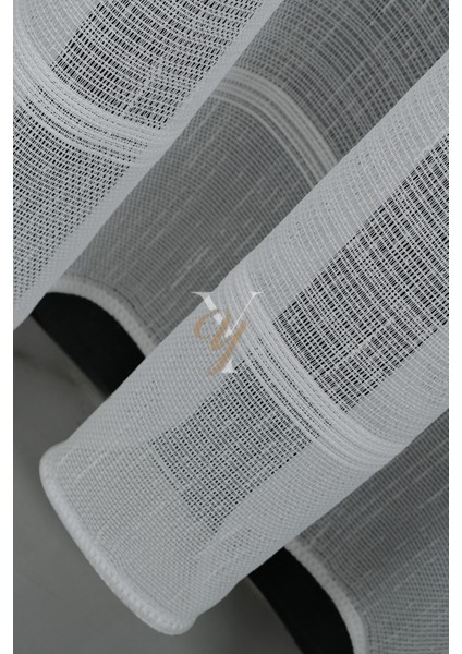 5505 Tül Perde V-01 Ekru indirimleri